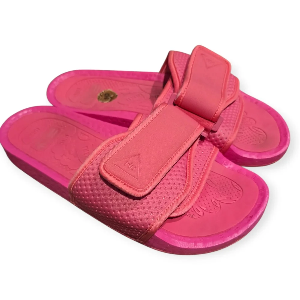 Adidas X Pharrell Williams Pink Chancleta HU Boost Slide Sandal Men’s Size‎ 8